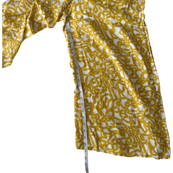 Anthropologie Maeve yellow and cream jumpsuit  Size 6/ EU 38 - Picture 10 of 10